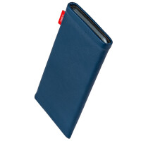 fitBAG Beat Blue    custom tailored nappa leather sleeve with integrated MicroFibre lining