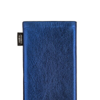 fitBAG Groove Blue    custom tailored nappa leather sleeve with integrated MicroFibre lining