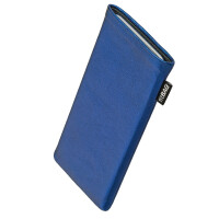 fitBAG Groove Blue    custom tailored nappa leather sleeve with integrated MicroFibre lining