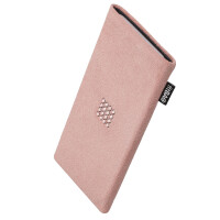 fitBAG Pop Classic Rose Tile    custom tailored Alcantara® sleeve with Swarovski® Crystals