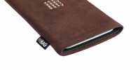 fitBAG Pop Classic Brown Tile    custom tailored Alcantara® sleeve with Swarovski® Crystals