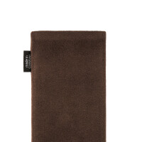 fitBAG Classic Brown Stitch Android Full    custom tailored nappa leather sleeve with integrated MicroFibre lining