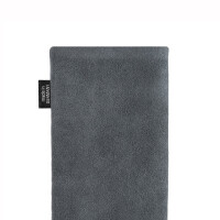 fitBAG Classic Gray Stitch Android Full    custom tailored nappa leather sleeve with integrated MicroFibre lining