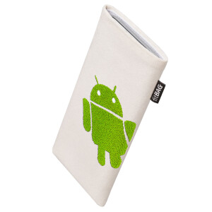 fitBAG Classic White Stitch Android Full    custom tailored nappa leather sleeve with integrated MicroFibre lining