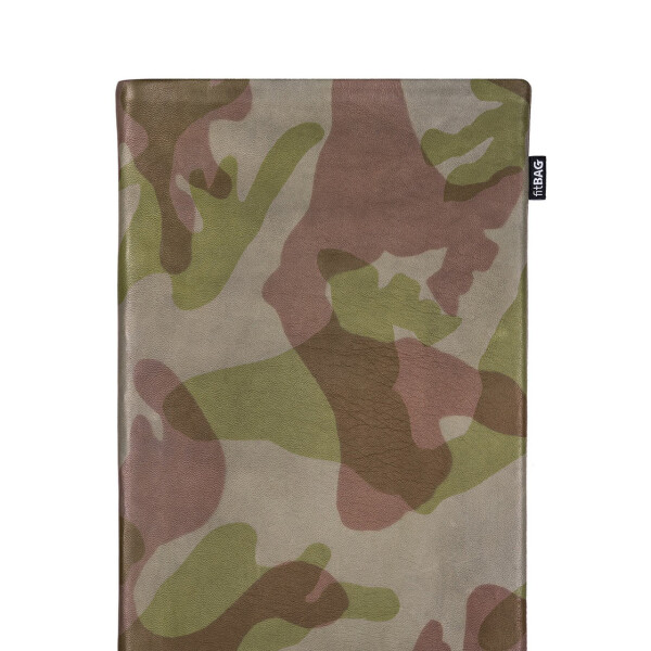 fitBAG Beat Camouflage    custom tailored nappa leather tablet sleeve with integrated MicroFibre lining