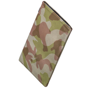 fitBAG Beat Camouflage    custom tailored nappa leather tablet sleeve with integrated MicroFibre lining