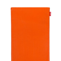 fitBAG Beat Orange    custom tailored nappa leather tablet sleeve with integrated MicroFibre lining