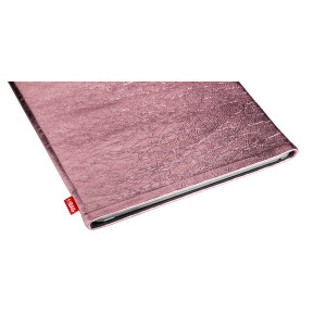 fitBAG Groove Pink    custom tailored nappa leather tablet sleeve with integrated MicroFibre lining