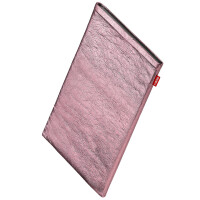 fitBAG Groove Pink    custom tailored nappa leather tablet sleeve with integrated MicroFibre lining