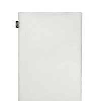 fitBAG Classic White    custom tailored Alcantara tablet sleeve with integrated MicroFibre lining