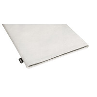 fitBAG Classic White    custom tailored Alcantara tablet sleeve with integrated MicroFibre lining