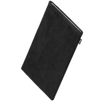 fitBAG Classic Black    custom tailored Alcantara tablet sleeve with integrated MicroFibre lining