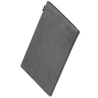 fitBAG Classic Grey    custom tailored Alcantara tablet sleeve with integrated MicroFibre lining