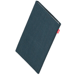 fitBAG Jive Blue    custom tailored fine suit tablet sleeve with integrated Microfibre lining