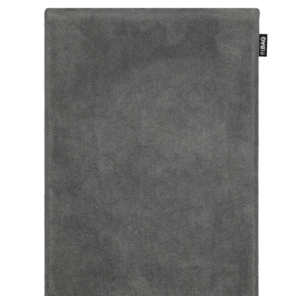 fitBAG Classic Grey    custom tailored Alcantara notebook sleeve with integrated MicroFibre lining