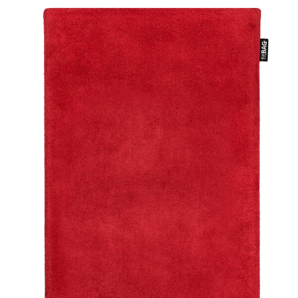 fitBAG Classic Rot    maßgeschneiderte Laptoptasche aus Alcantara mit Microfaserinnenfutter