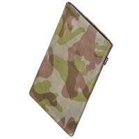 fitBAG Beat Camouflage    maßgeschneiderte Laptoptasche aus Nappaleder mit Mikrofaserinnenfutter