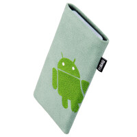 fitBAG Classic Mint Stitch Android Full    custom tailored nappa leather sleeve with integrated MicroFibre lining