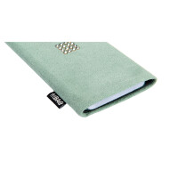 fitBAG Pop Classic Mint Tile    custom tailored Alcantara® sleeve with Swarovski® Crystals