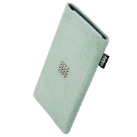 fitBAG Pop Classic Mint Tile    custom tailored Alcantara® sleeve with Swarovski® Crystals