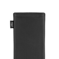 fitBAG Carré Noir    custom tailored nappa leather sleeve with integrated MicroFibre lining