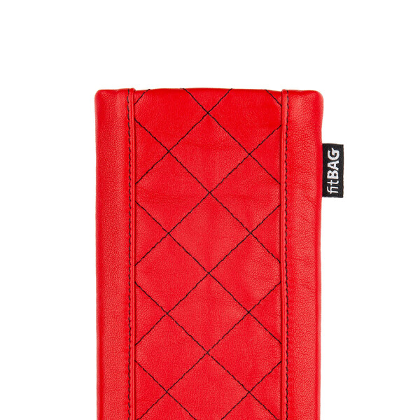 fitBAG Carré Rouge    custom tailored nappa leather sleeve with integrated MicroFibre lining