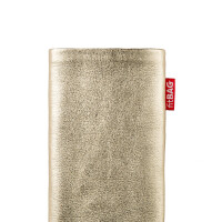 fitBAG Groove Gold    custom tailored nappa leather sleeve with integrated MicroFibre lining