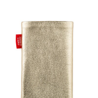 fitBAG Groove Gold    custom tailored nappa leather sleeve with integrated MicroFibre lining