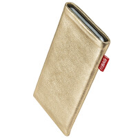 fitBAG Groove Gold    custom tailored nappa leather sleeve with integrated MicroFibre lining