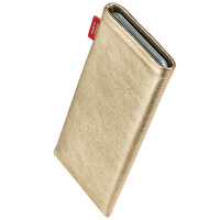 fitBAG Groove Gold    custom tailored nappa leather sleeve with integrated MicroFibre lining