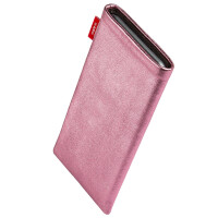 fitBAG Groove Pink    maßgeschneiderte Handytasche aus echtem Nappaleder mit Microfaserinnenfutter