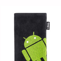 fitBAG Classic Black Stitch Android Full    custom tailored nappa leather sleeve with integrated MicroFibre lining