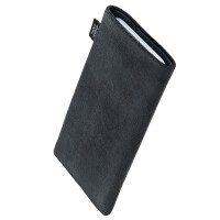 fitBAG Classic Black Stitch Android Full    custom tailored nappa leather sleeve with integrated MicroFibre lining